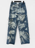 Tish Heart Patch Denim