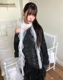 Melien Dot Shirring Muffler