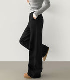 Loose Wide Span Banding Cotton Pants