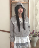 Surf Lace Hood Windbreaker Zip-Up