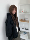 Leme Overfit Hood Cotton Jacket Jumper