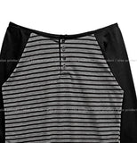Noi Stripe Raglan Boat Neck Long Sleeve