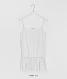 Cokeny Shirring Layered Sleeveless