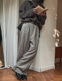 Nocturne Two-Tuck Wide Slacks