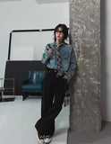 Hamb Work Patch Denim Shirt
