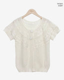 Meku Knit Short Sleeve Cardigan