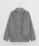 Hotori Check Reversible Blouson Jumper