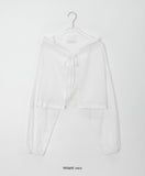 Hikota Summer Ribbon Hood Bolero Cardigan