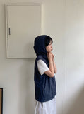 [BAONHAUS] Hyote Summer Dot Hood Vest