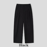 Suare two tuck wide slacks