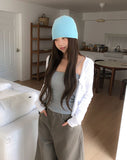 Minute Dot U-Neck Long Sleeve Cardigan