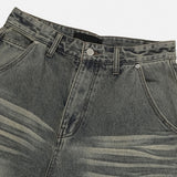 Denti Damage Brush Denim Pants