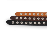 Becca Eyelet Leather Belt