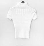 plurie short-sleeved turtleneck knitwear