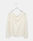 Nure Lace Off-Shoulder T-Shirt