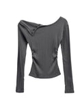 If Button One-Shoulder Off-Tee