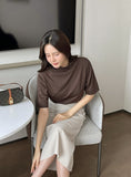 [Planning] Alio Muji Half Neck Span T-Shirt