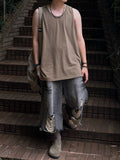 Pigment Over Slit Sleeveless
