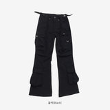 Milan cargo bootcut pants
