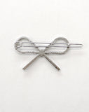 Muving Balletcore Silver Ribbon Hairpin