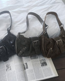 Moto Belt Mini Leather Shoulder Bag