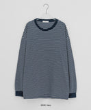 [Unisex] Killberry Stripe Over Long Sleeve Tee