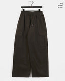 [Brushed] Kane Thick Cotton Cargo Pants