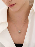 Plump Twist Silver Necklace
