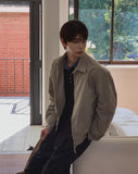 Laken Cotton Washed Zipper Blouson