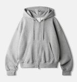 Daycut Crop Overfit Hood Zip-Up