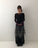Tenro Short Sleeve Color Matching Round T-Shirt