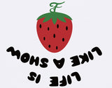 Strawberry Reverse Logo Short Sleeve Tee