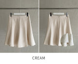 Seon Tweed Flare Mini Skirt