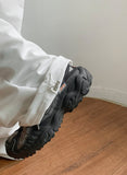 [unisex] Kelter Linen Pintuck Banding Wide Pants