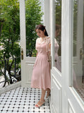 Ribiang Tie Color Matching Mermaid One Piece