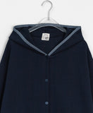 [BAONHAUS] Ranitz Dot Color Matching Hood Cardigan