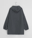 Reget Hood Long Bomber Jacket