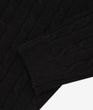 Revan Half Zip-Up Cable Knit