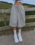 Tear Rivet Double Knee Bermuda Pants