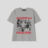 Heaven Graphic Lettering Short Sleeve T-shirt