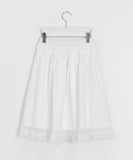 Maju Lace Banding Midi Skirt