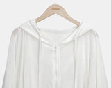 Okyu See-Through Hood Zip-Up