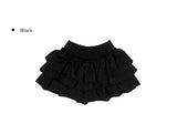 Boo Frill Tiered Banding Mini Skirt