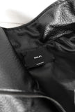 [ EEUN MADE] Biker clip leather jumper