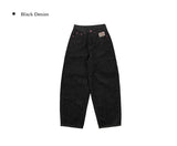 Miron Pink Lettering Raw Balloon Wide Pants