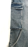 Ripen Strap Cargo Denim Pants