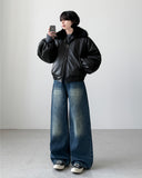 Cledor Balloon Leather Jumper