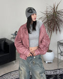 Lean ribbed cropped long-sleeved t-shirt