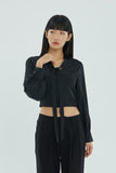 BELL SLEEVE TIE BLOUSE