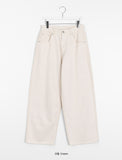 [unisex] Rurini wide cotton pants